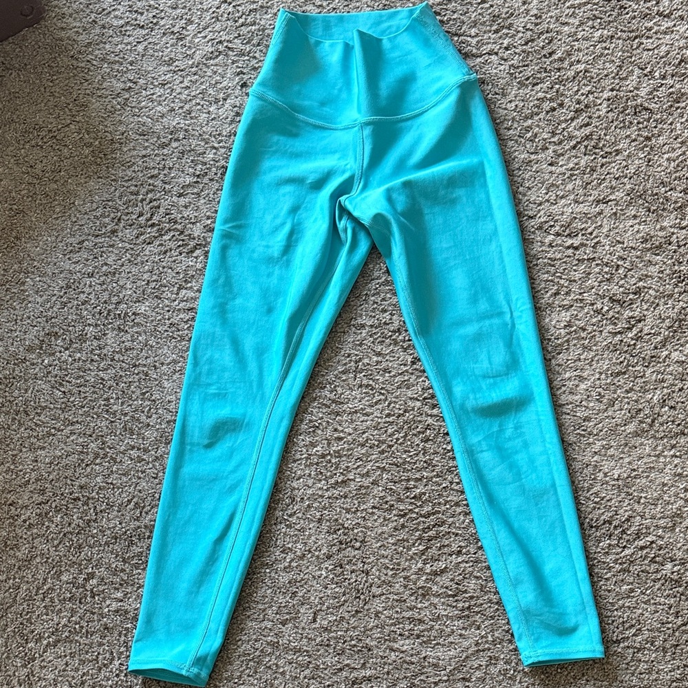 Alo 7/8 airlift leggings turquoise